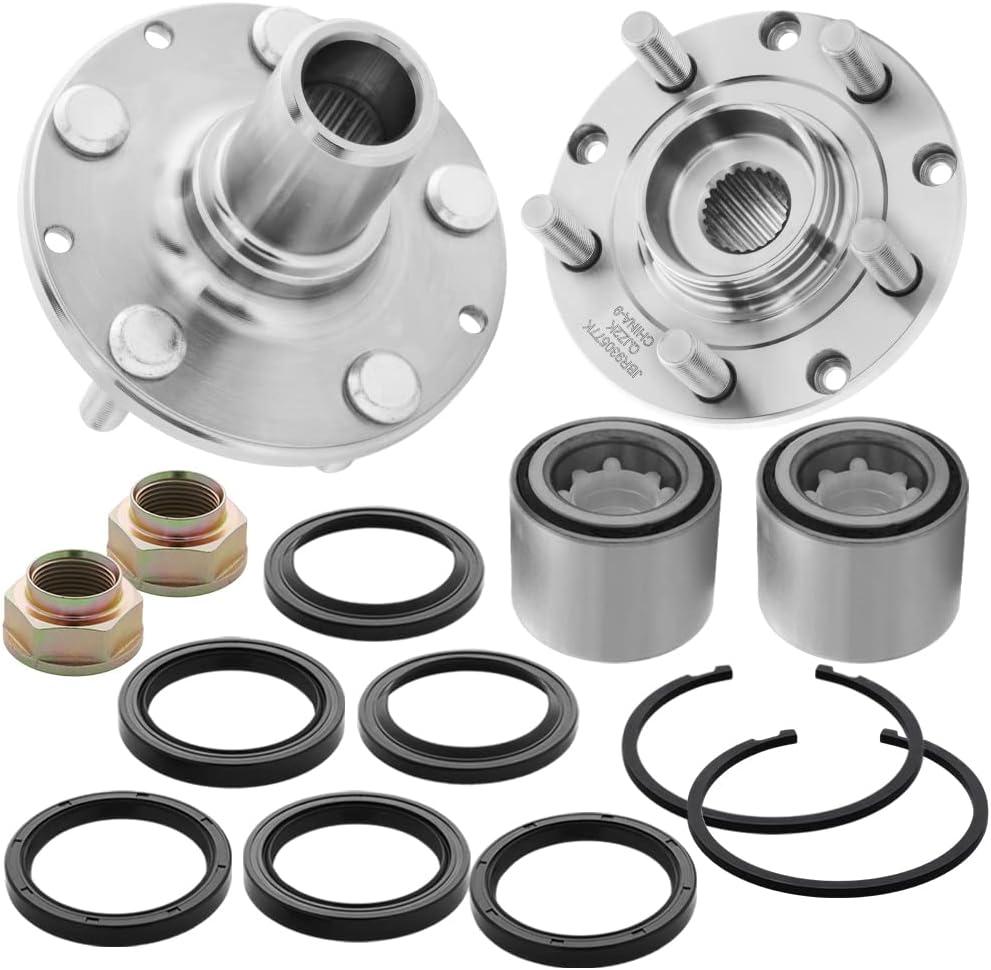 [2-Pack] BR930577K - REAR Wheel Hub Bearing Assembly with Repair Kit Compatible With [Subaru] 1993-2007 Impreza, 1998-2008 Forester, 1992-1999 Legacy [See Description for Fitment]