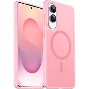 SPIDERCASE Magnetic for Samsung Galaxy S25 Edge Case, [10 FT Military Grade Drop Protection] Heavy Duty Shockproof Phone Case for Galaxy S25 Edge 5G, Pink