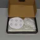 Rechargeable Flameless Taper Candles 6 Pcs LED Taper Flickering Candles with Charging Station and Remote Timer for Wedding Christmas Home Decor