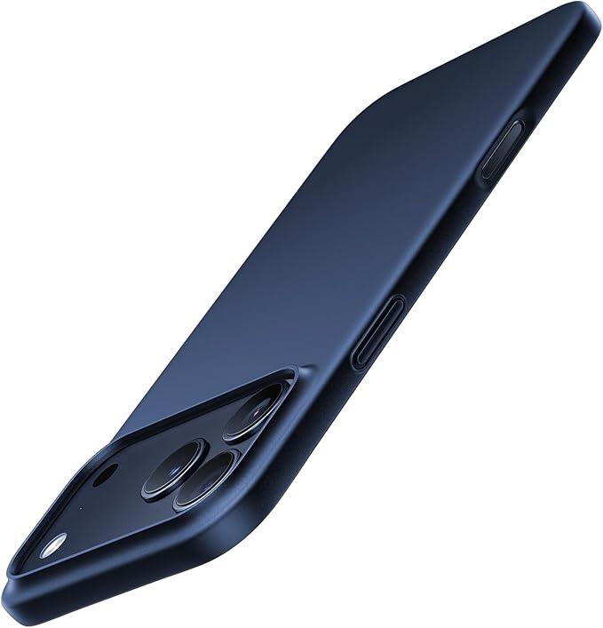 TORRAS for iPhone 17 Pro Case, Slim Fit, Ultra Thin Lightweight Minimal Design, Secure Grip & Silky Touch, AntiScratch Hard PC Cover for iPhone 17 Pro Phone Case 6.3in, OriginFit, Deep Blue