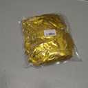 BENLIUDH Cheerleader Pom Poms, Metallic Foil Plastic Pom Poms Cheerleading for Game Sports Squads Dancing Party, Gold 2pcs