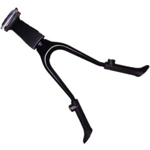 Adjustable Double Leg Bike Kickstand Center Mount for 26 Mountain Foldable Black Suitable for Garage and Outdoor Storage