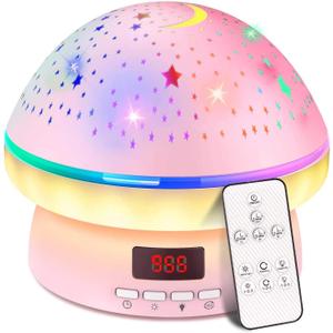 MINGKIDS Toys for 3-8 Year Old Girls Boys,Timer Rotation Star Night Light Projector Kids,16 Lights Moode, 2-9 Year Olds Kids Chritsmas Birthday Gifts for 4 5 6 Year Old, Girls Room Decor