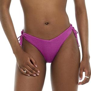 Eidon Leah High Cut V-Front Tie Side Cheeky Bikini Bottom Swimsuit XL