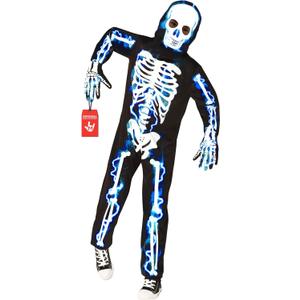 Morph Skeleton Costume Kids, Skeleton Costumes Boys, Boys Halloween Costume, Halloween Costumes For Kids (Medium, Blue)