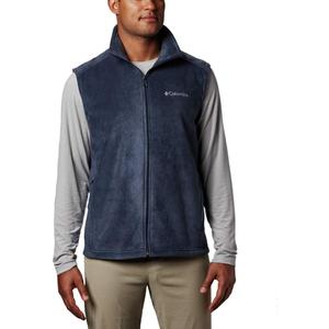 Columbia Men's Steens Mountain Full Zip Soft Fleece Vest (XX-Large, Collegiate Navy)