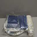 145 Pcs Something Blue Before I Do Bridal Shower Decorations Dusty Blue Floral Disposable Paper Plates and Napkins Tableware Set for 24 Guests, Miss to Mrs Decorations for Wedding Engagement Party