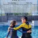 XUKER Kids Wetsuit for Boys Girls Toddlers, 3mm Wetsuit Back Zip Neoprene Thermal Full Body Wetsuits for Youth Teens Scuba Dive Swimming Boating Snorkeling