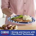 Dixie Ultra, Large Paper Plates, 10 Inch, 100 Count, 3X Stronger*, Heavy Duty, Microwave-Safe, Soak-Proof, Cut Resistant, Disposable Plates For Heavy, Messy Meals