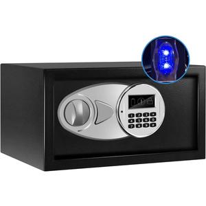 Sdstone Safe Box with Sensor Light,Hidden Safe Box with Key & Digital Lock for Home and Company. Electronic Security Safe Box Wall or Cabinet Fixed Design, 0.4 Cubic Feet