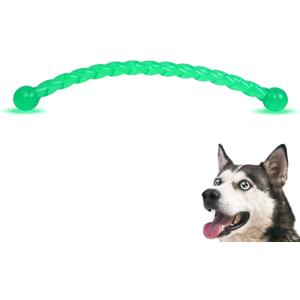 Ycozy Dog Chew Toys 19'' Long for Medium/Large Dogs Aggressive Chewers, Rubber Dog Rope Toys Knot Teething Toys Almost Indestructible