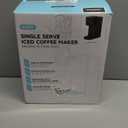 Single Serve Coffee Maker for K Cup, Ground and Tea Leaves, Hot and Iced Coffee Machines with Bold Setting, 6 to 16 Oz Brew Sizes, Compact for Small Spaces, Black (2.0 Version)