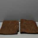 MIULEE Pack of 2 Decorative Throw Pillow Covers Soft Chenille Throw Pillows Solid Textured Cushion Covers for Couch Sofa Bedroom Living Room 20x20 Inch, Dark Rust