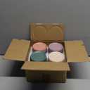 NETANY 4-pack 16oz Glass jars with Airtight Lids, Overnight Oats Containers with Lids, Wide mouth Mason Salad jars, Glass Food Storage Containers for Snacks Yogurt Spice Sugar