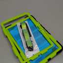 SEYMAC stock Case for Samsung Galaxy Tab S10 Lite / S10 FE / S9 FE 5G / S9 Tablet Case 10.9''/ 11'' Protective with Screen Protector, Pen Holder, 360 Rotate Stand, Hand Strap, Shoulder Strap, Green1