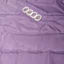 No Hook Shower Curtain with Snap in Liner, Ombre Purple Shower Curtains and Liner Set, 36*72