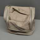 Wearable Pump Bag with Cooler Compartment Fits for Willow/Eufy/Elvie/Momcozy M5/S12 Pro/Medela, Breast Milk Travel Tote Bag with Ice Pack & Waterproof Mat,Apricot