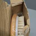 TEMEAYE Dry Brushing Body Brush Sets Wooden Handle Combined with Medium Strength Natural Bristles Gentle Exfoliator Remove Cellulite Lymphatic Drainage Makes The Skin of The Entire Body Softer