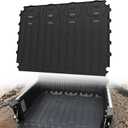 Cargo Bed Mat for Polaris Ranger XD 1500, TPE Rear Cargo Bed Mat Full Bed Floor Mats All Weather Protector Slush Liner for Polaris Ranger/Crew XD 1500 2024-2025 Accessories (Replace# 2889106)
