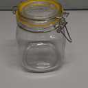 Galashield 32 oz Glass Jars with Lids Food Storage Jars with Airtight Lids Leak Proof Glass Canisters Kitchen Jars [Set of 1]