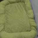 Orthopedic Dog Bed for Large Dogs Sofa Bed with Egg Crate Foam Dog Couch Bed with Four-Sided Bolster, Removable Cover & Non-Slip Bottom, Large (38 x 30 Inch)