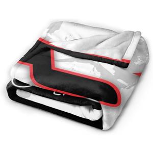 Super Soft Flannel Throw Blanket Non-Shedding Fluffy Cozy Fuzzy Throws Blankets Gifts for Men Women Home Decor Accessories 50"X40" (Black)