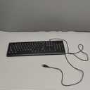 Large Print Computer Keyboard, Wired USB Full Size Quiet Keyboard with 4X Oversized Print Letters for Visually Impaired Low Vision Individuals Easy to See and Type for PC, Laptop,Windows
