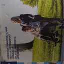 Medline Ultra Lightweight Transport Wheelchair for Adults, Foldable, 19-Inch Seat Width, Red Frame, Black Upholstery