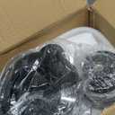 GANIZA Food Processors, Electric Food Chopper with Meat Grinder & Vegetable Chopper - 2 Bowls (8 Cup+8 Cup) with Powerful 450W Copper Motor - Includes 2 Sets of Bi-Level Blades for Fruits/Meat/Nuts (Black)