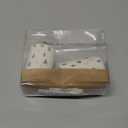 Modern Christmas Tree Salt and Pepper Shaker Set, Ceramic with Gold Stars, 3.5" x 1.75", White and Black