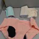 INNERSY Period Underwear for Teens Girls Cotton Leak-Proof Menstrual Panties 3-Pack (12-14 Years, Brights)