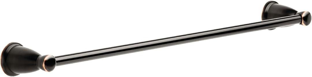 Franklin Brass Kinla (1-Pack) 24" Towel Rack for Bathroom, Oil Rubbed Bronze Towel Bar for Bathroom Wall Towel Holder Rod Wall Mounted Bathroom Accessories KIN24-OB1