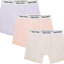 Organic Basics Men's Easy 6" Cotton Boxer Brief Underwear (Pink, XL)