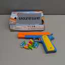 Toy Gun - Soft Dart Blaster with 20 Soft Darts and 2 Dart Holders  Slide Action with Safety Orange  Roleplay Accessory for Kids Age 6+