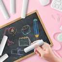 50 Pack White Sidewalk Chalks Washable Chalk for Kids Non-Toxic for Outdoor Art Play, Colored Chalk for Painting on Chalkboard, Blackboard and Playground(White)