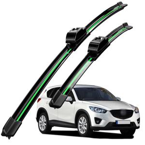 DIOCNAD Compatible With Mazda CX5 CX-5 2013-2024 All Trims Front Windshield Wipers Water Repellent  Quality Set of 2 (Driver & Passenger Side) 24"+18"