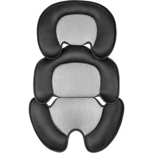Newborn Baby Support Cushion Infant Insert 3D Mesh Breathable Liner Compatible with Stroller, Car seat, High Chair Etc (Black)
