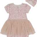 Juicy Couture baby-girls Coverall2 Pieces Romper Set, Size 12M