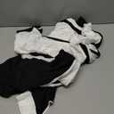 HBQ Womens Color Block 2 Piece Outfits Casual Travel Sweatsuits Lounge Sets 2025 Fall Fashion (Large, Black)