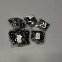 Chengu 100 Pcs Plastic Animal Safety Noses for Crochet Toy Noses with Washers 15 mm, 18 mm, 22, 24, 30, for Craft Doll Puppet Plush Bear Accessories(Black)