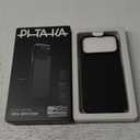 pitaka for iPhone 17 Pro Max Case 6.9" with Camera Control Button, Compatible with MagSafe, Ultra-Slim Case with Caseless Touch Feeling, 600D Aramid Fiber Woven, Black/Grey(Twill)