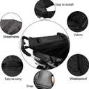 UPF 50+ UV Protection Stroller Sun Shade - Universal Cover With See Through, Waterproof and Breathable Extender, Baby Sun Protection Accessories