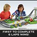 Hot Wheels Mario Kart Circuit Track Set & 2 Toy Vehicles, Racing Playset Includes Booster, Plus Mario & Yoshi Karts, Large