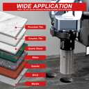 3 x Diamond Finger Bit 25mm (1") for Enlarging, Shaping & Beveling Holes in Porcelain, Ceramic, Granite, Marble Tiles  M14 Thread, Wet/Dry Use