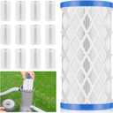 MUDEREK 12 Pack Universal Pool Filters Type A Type C or III, Replacement
