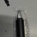 Ear and Nose Hair Trimmer Clipper - 2025 Professional Painless Eyebrow & Facial Hair Trimmer for Men Women, Battery-Operated Trimmer with IPX7 Waterproof, Dual Edge Blades for Easy Cleansing Black