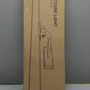 Picture Lights for Wall, Battery Operated Picture Light 24in Gallery Light for Paintings CCT Dimmable Recharging Battery Wall Light with Remote Control for Living Room Gallery Dartboard 2PCS (Black)