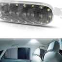 Bestview Interior Roof Dome Light Cover Clear Lens Overhead with LED PCB for 2005-2018 Dodge Ram 1500 2500 3500 4500 5500, Dodge Dakota Durango  Jee-p Commander Liberty