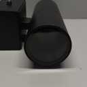 Outdoor Lights with Outlet Dusk to Dawn Porch Light Cylinder Exterior Light Fixture Wall Mount with Matte Black Finish, Modern Up and Down Lights Outdoor Sconce, Outside Lights for House Garage Patio