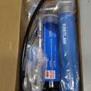 Mini Grease Gun (3000PSI) with 3oz Cartridge Grease and 12'' Flex Hose, Grease Gun Coupler, Grease Injector Needles, Marine